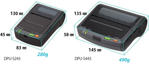 スマート＆シンプル・小型軽量なSIIのモバイルプリンター｜DPU-Sシリーズ